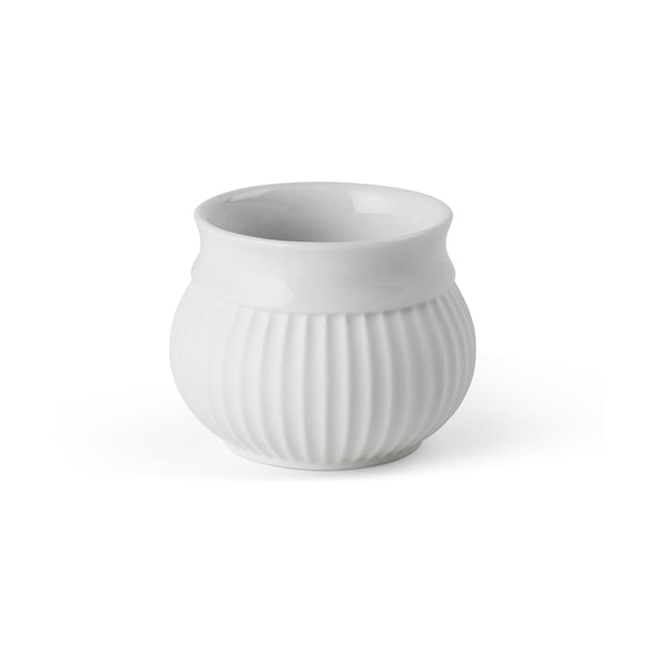 Curve fyrfadsstage Ø6,5 cm, Hvid Lyngby Porcelæn