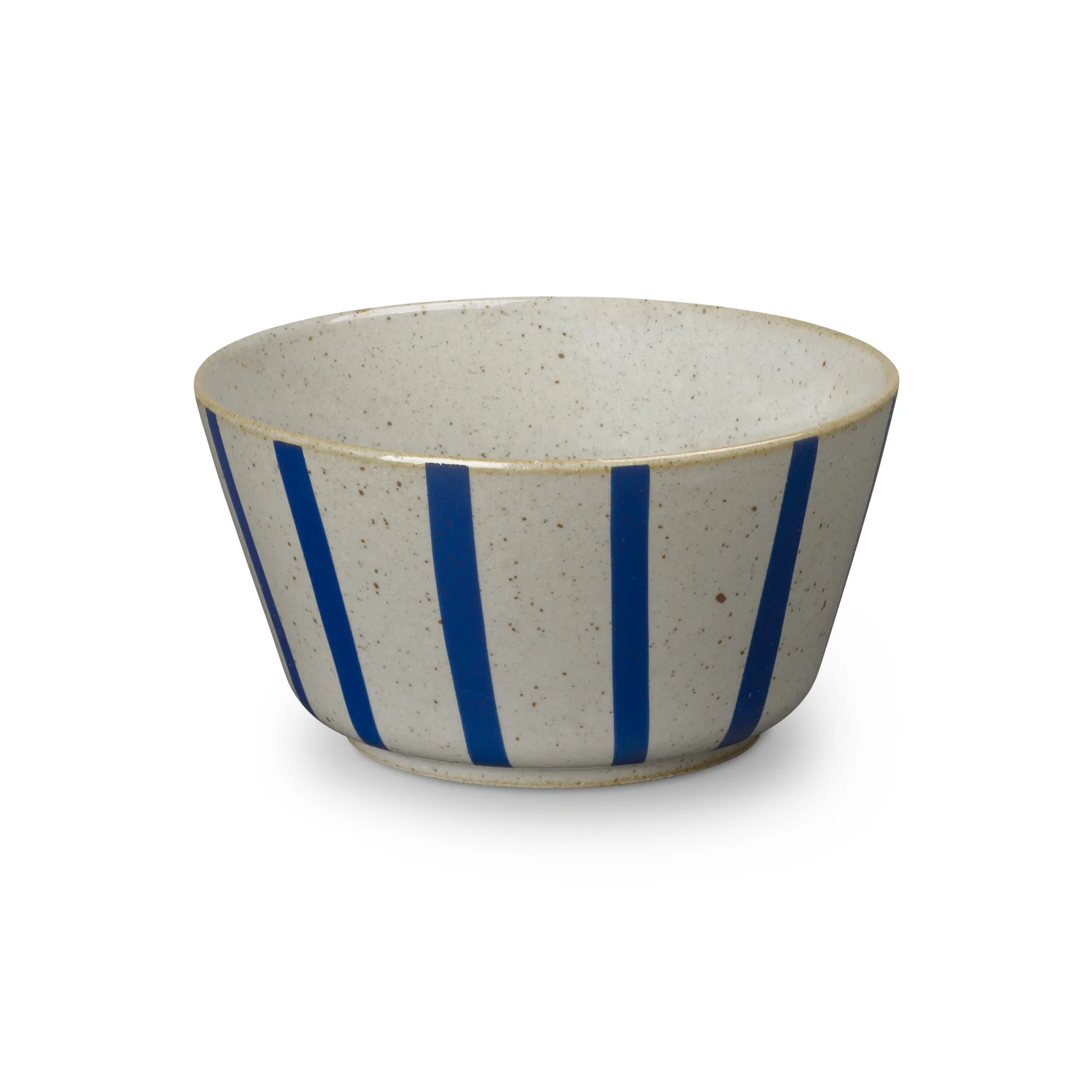 DAN-ILD stribet skål Ø13 cm, Blå Lyngby Porcelæn