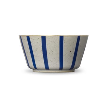 DAN-ILD stribet skål Ø13 cm - Blå - Lyngby Porcelæn