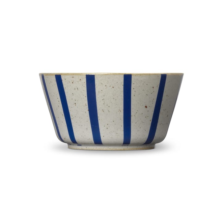 DAN-ILD stribet skål Ø13 cm, Blå Lyngby Porcelæn