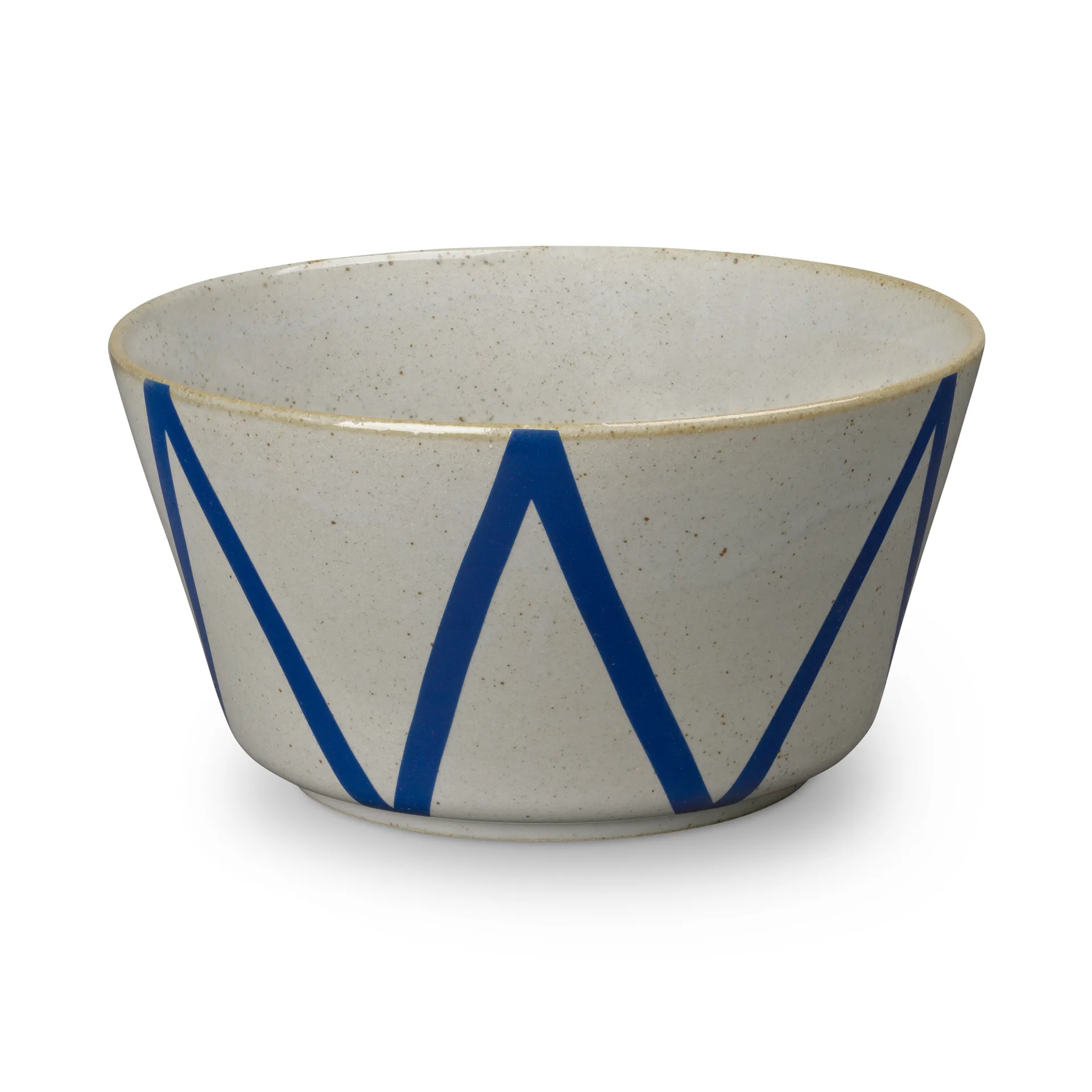 DAN-ILD zigzag-skål Ø21 cm, Blå Lyngby Porcelæn