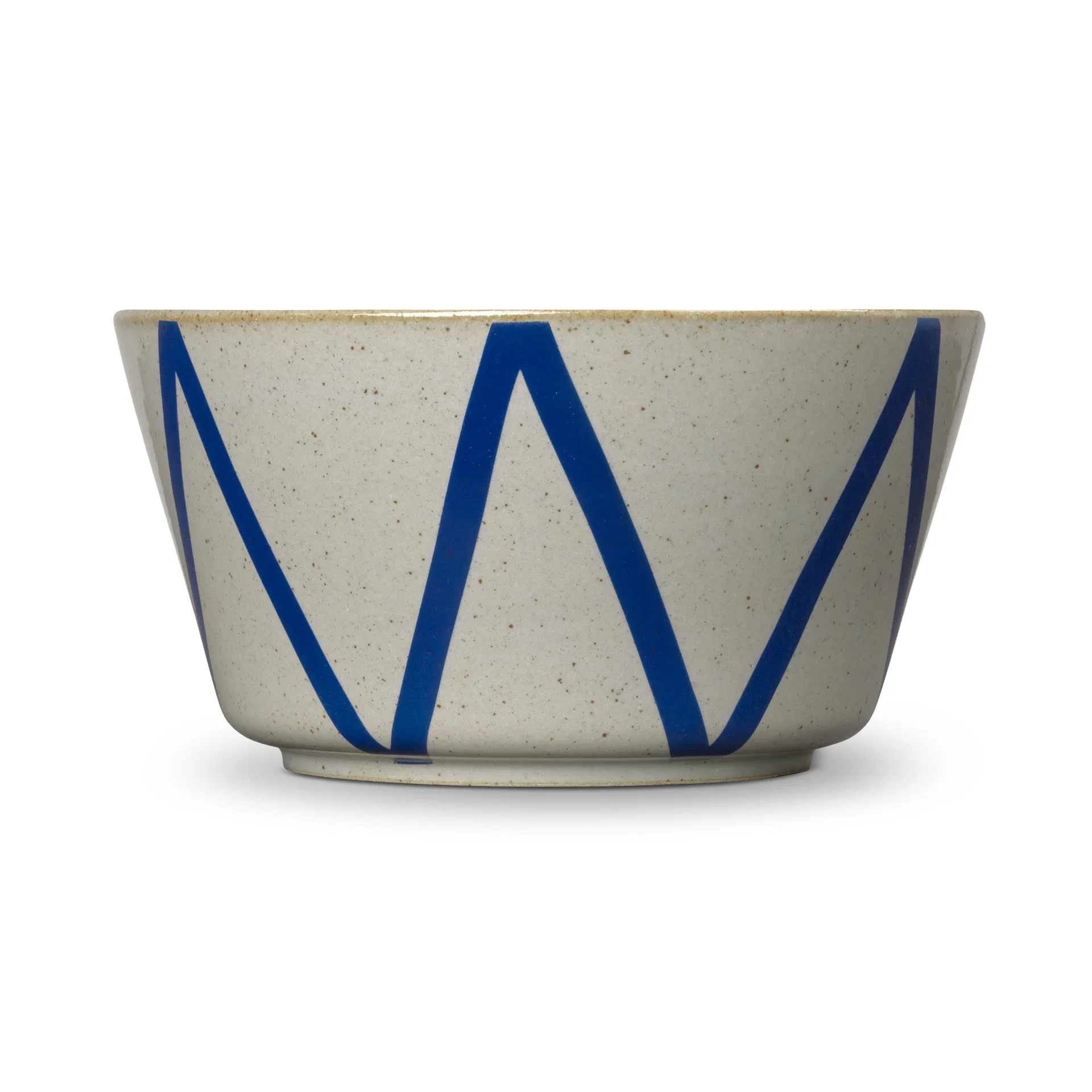 DAN-ILD zigzag-skål Ø21 cm, Blå Lyngby Porcelæn