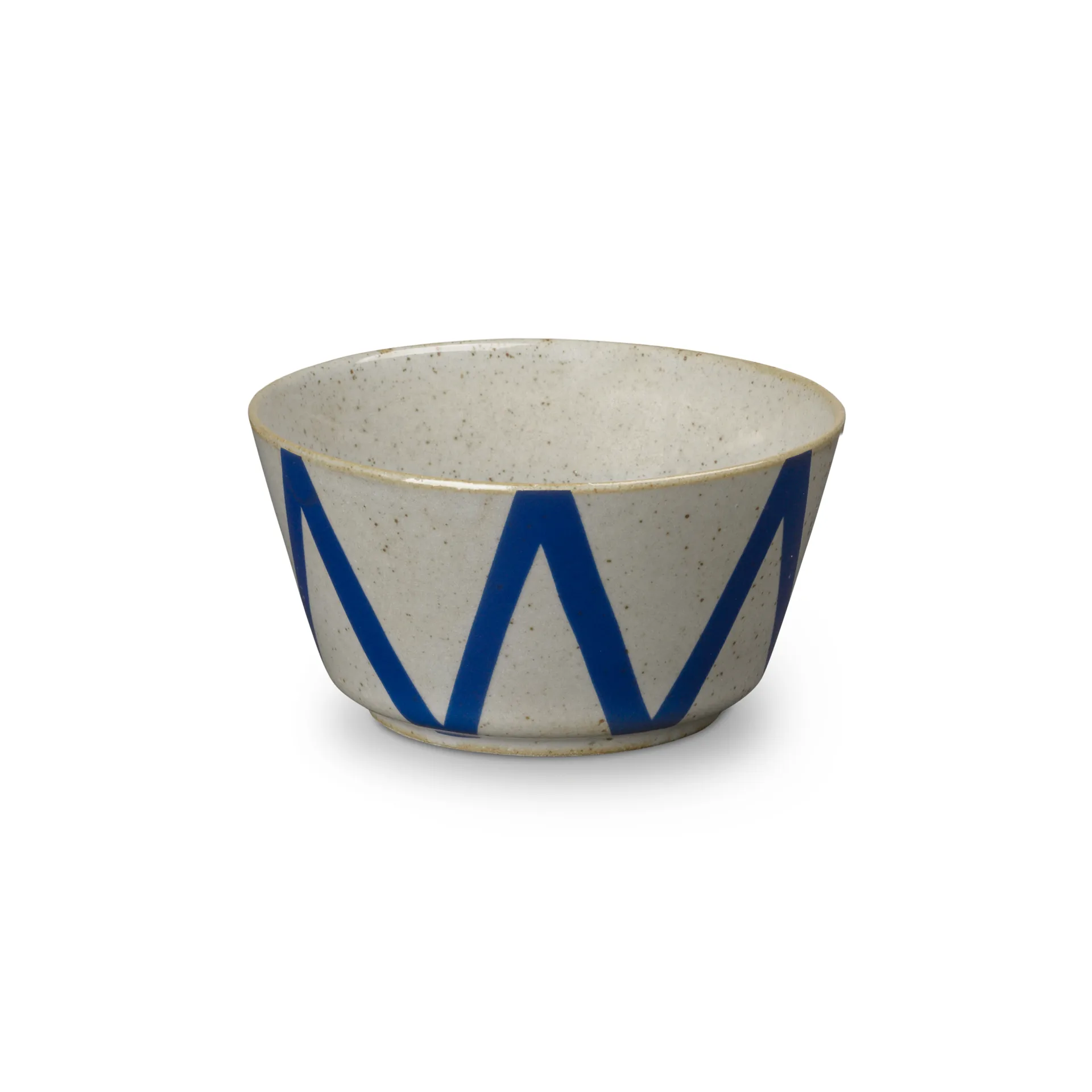 DAN-ILD zigzag-skål Ø9 cm, Blå Lyngby Porcelæn