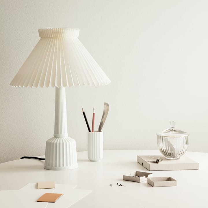 Esben Klint bordlampe - hvid, H44 cm - Lyngby Porcelæn