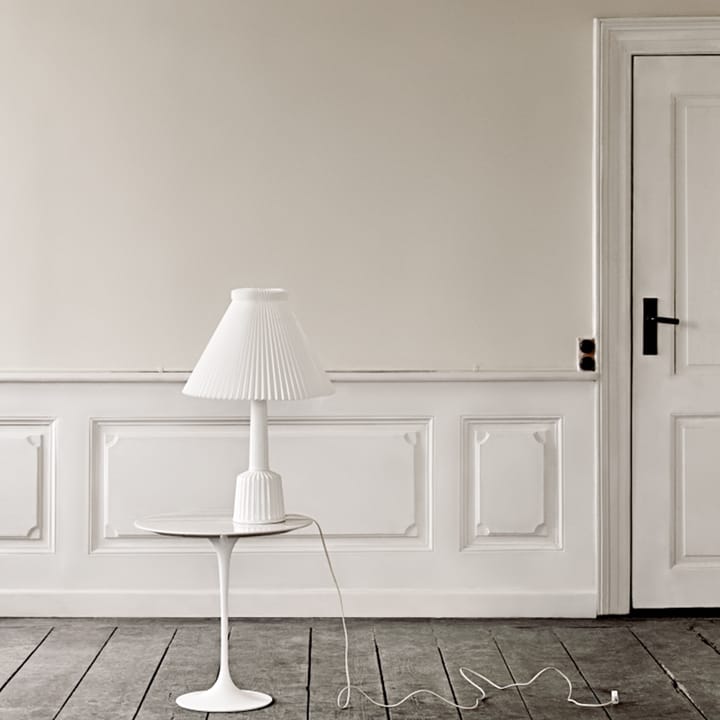 Esben Klint bordlampe, hvid, H44 cm Lyngby Porcelæn