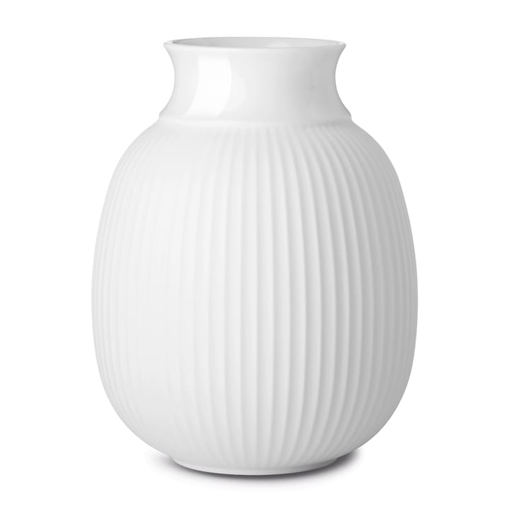 Lyngby Curve vase 12 cm - Hvid - Lyngby Porcelæn