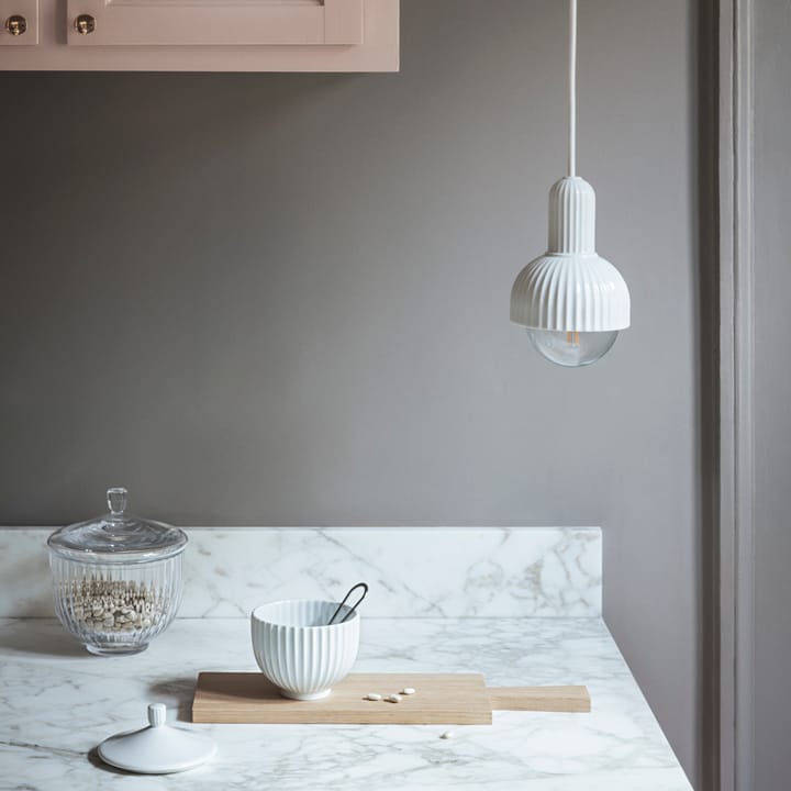 Lyngby loftlampe, hvid Lyngby Porcelæn