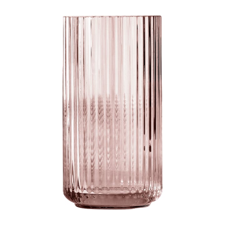 Lyngby vase glas burgundy - 20 cm - Lyngby Porcelæn