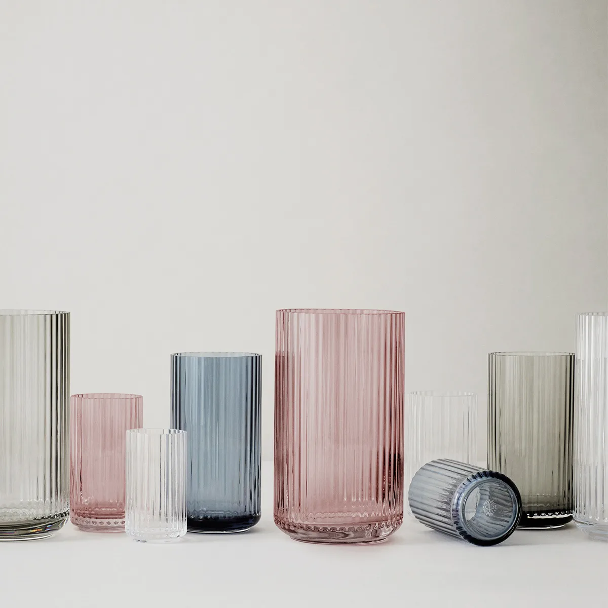 Lyngby vase glas burgundy, 38 cm Lyngby Porcelæn