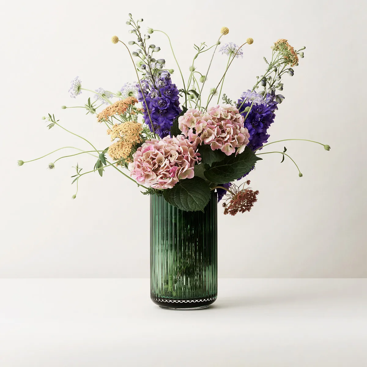 Lyngby vase glas Copenhagen grøn, 38 cm Lyngby Porcelæn
