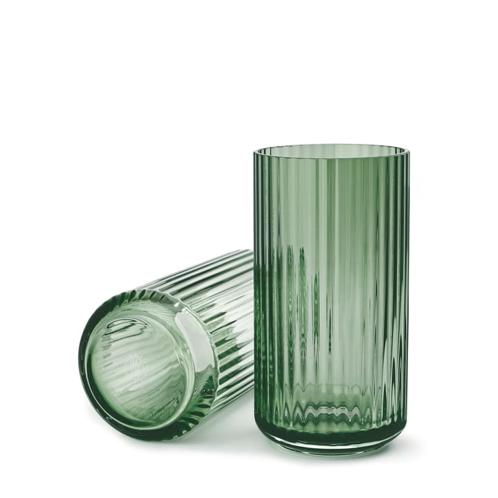 Lyngby vase glas grøn, 20 cm Lyngby Porcelæn