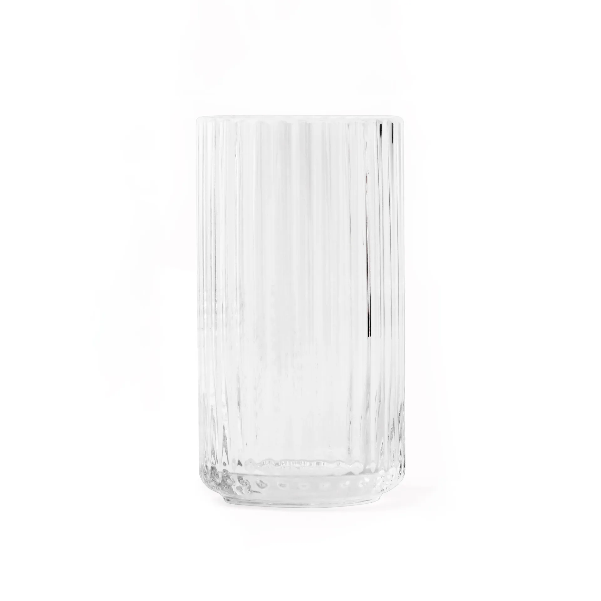 Lyngby vase glas klar, 15 cm Lyngby Porcelæn