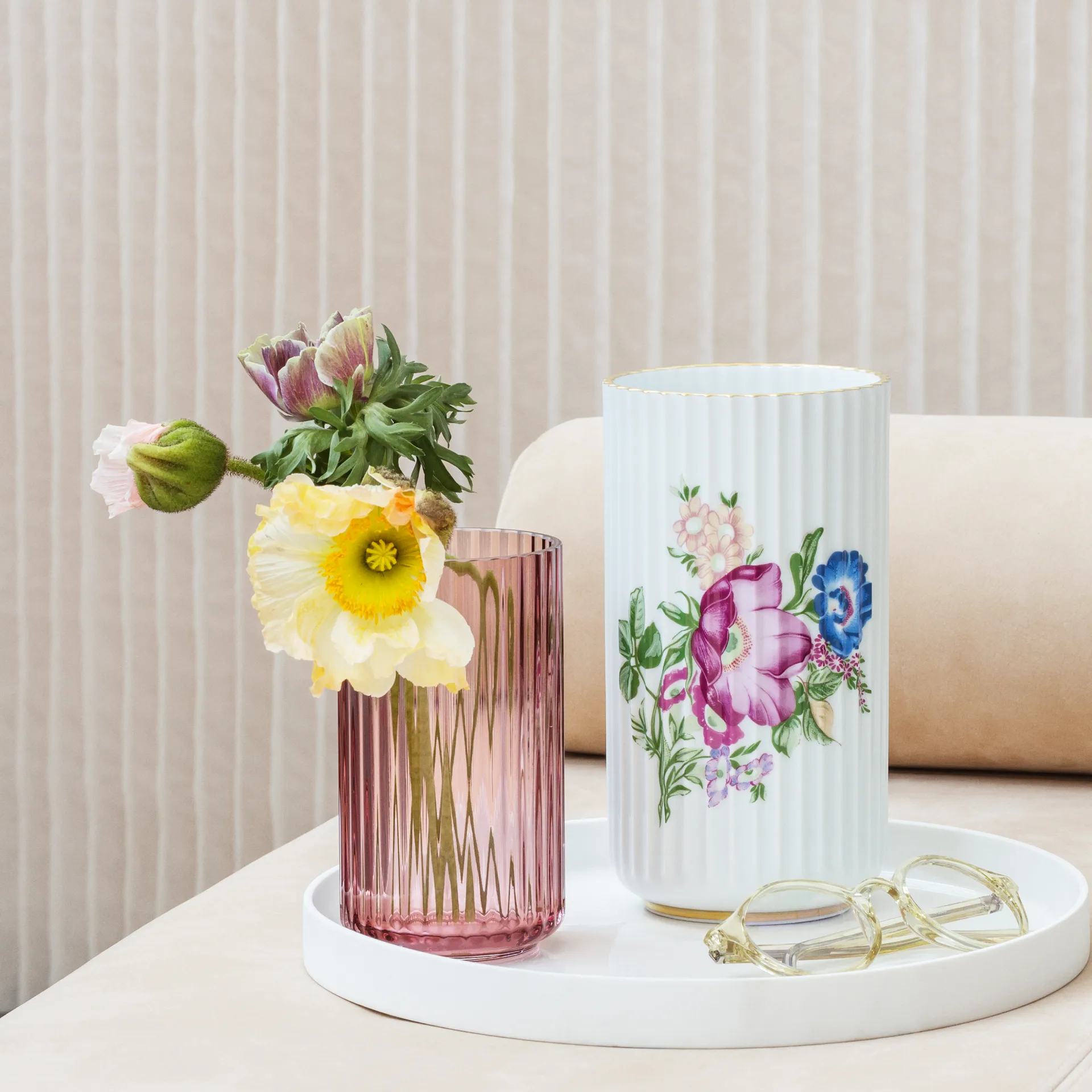 Lyngby vase, grøn, 25 cm Lyngby Porcelæn