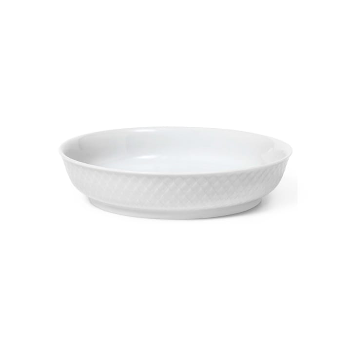 Rhombe desserttallerken Ø16 cm - Hvid - Lyngby Porcelæn