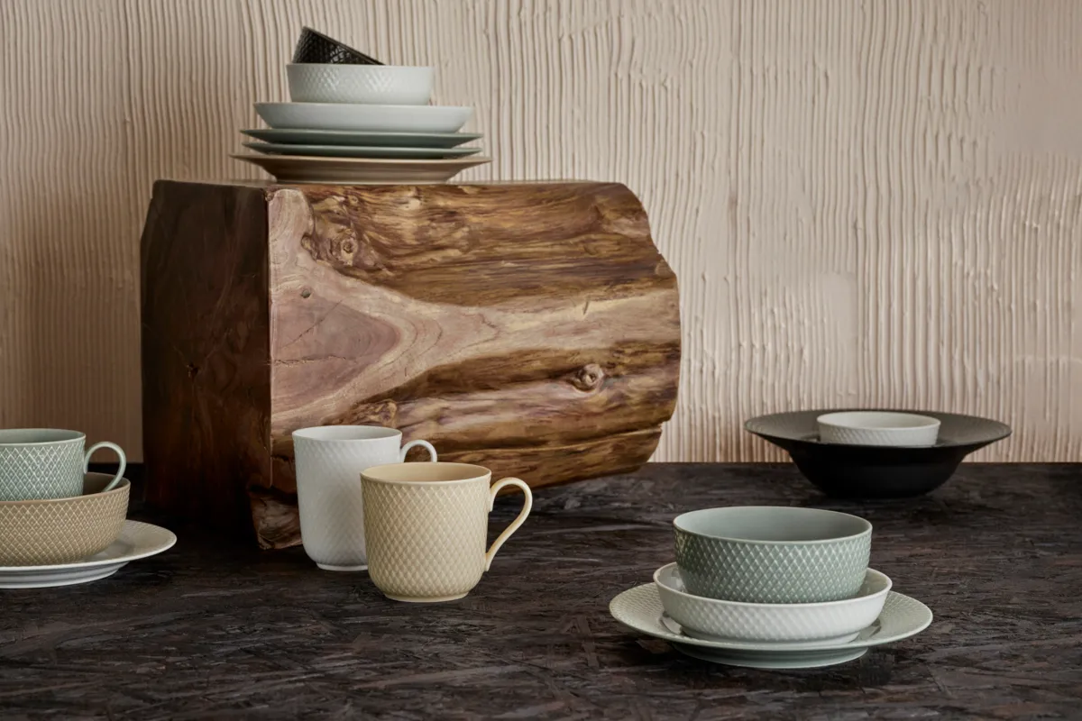 Rhombe Earth skål Ø15,5 cm, Clay Lyngby Porcelæn