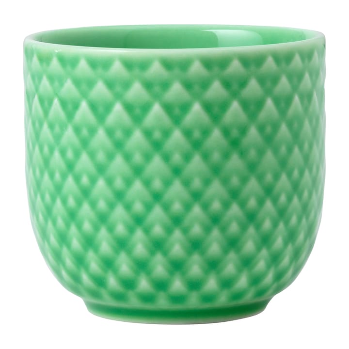 Rhombe æggebæger Ø5 cm - Grøn - Lyngby Porcelæn