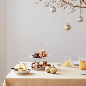 Rhombe julekugle Ø7 cm - Sølv - Lyngby Porcelæn
