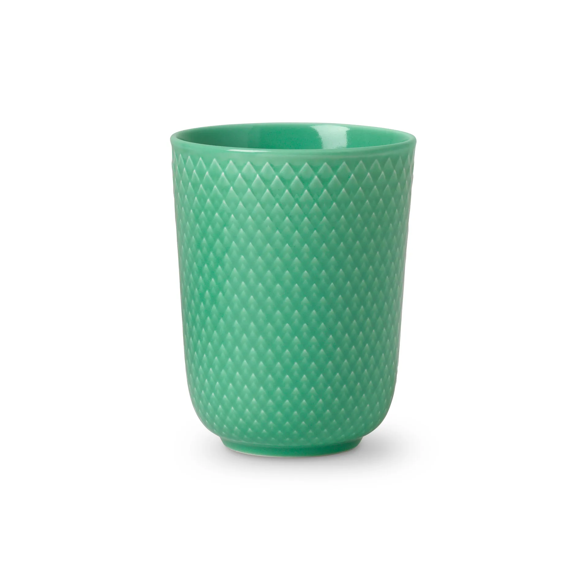 Rhombe krus uden hank 33 cl, Grøn Lyngby Porcelæn
