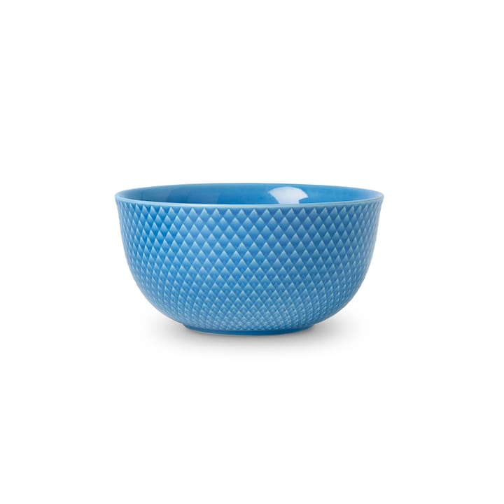 Rhombe serveringsskål Ø17,5 cm - Blå - Lyngby Porcelæn