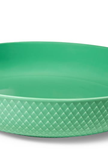 Rhombe Serveringsskål Ø28 cm - Grøn - Lyngby Porcelæn