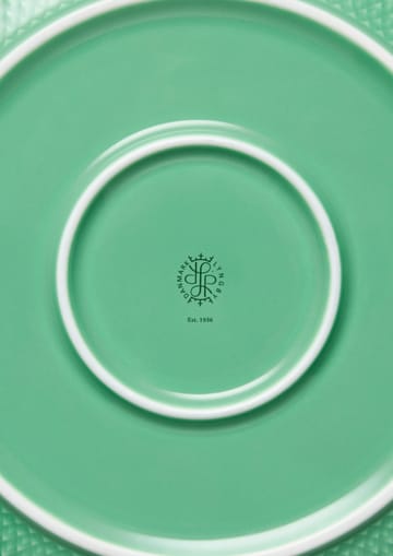 Rhombe Serveringsskål Ø28 cm - Grøn - Lyngby Porcelæn