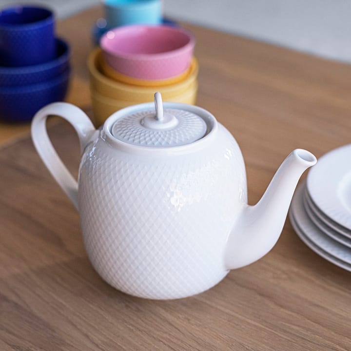 Rhombe skål Ø13 cm, Mørkeblå Lyngby Porcelæn