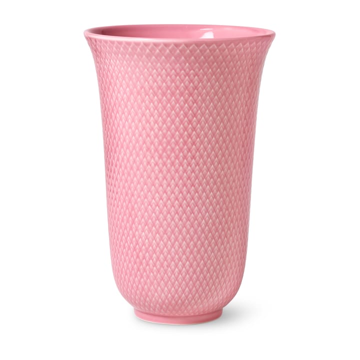 Rhombe vase 20 cm - Rosa - Lyngby Porcelæn