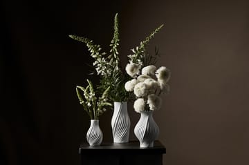 Twist vase 18 cm - Hvid - Lyngby Porcelæn