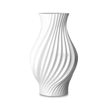 Twist vase 25 cm - Hvid - Lyngby Porcelæn