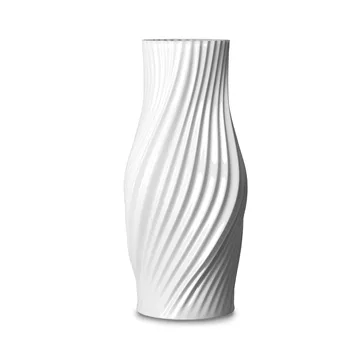 Twist vase 31 cm - Hvid - Lyngby Porcelæn