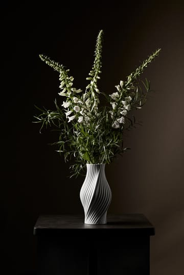 Twist vase 31 cm - Hvid - Lyngby Porcelæn