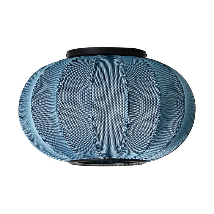 Knit-Wit 45 Oval væg- og loftlampe - Blue stone - Made By Hand