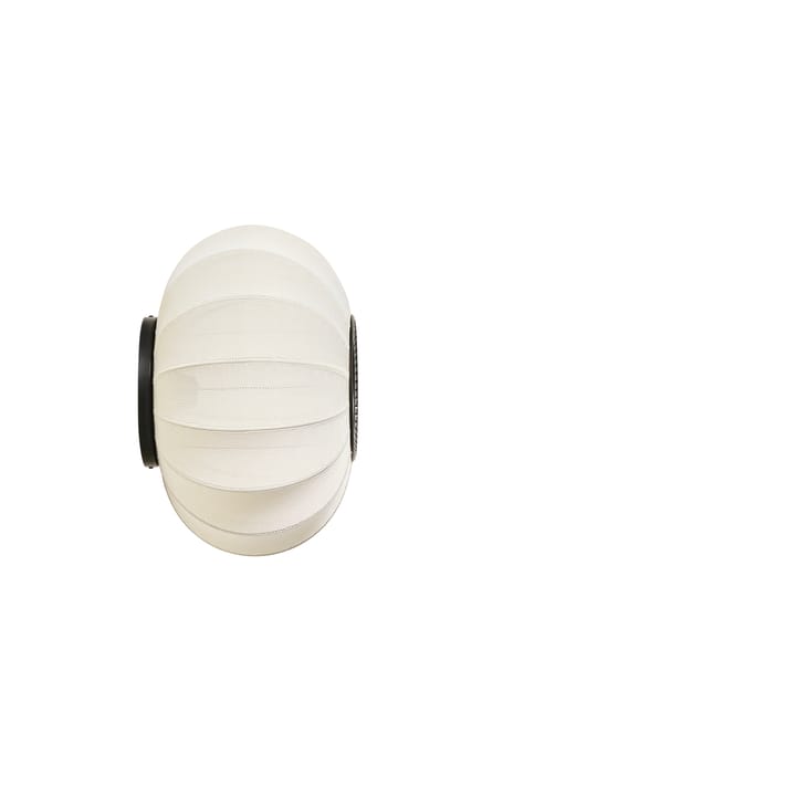 Knit-Wit 45 Oval væg- og loftlampe, Pearl white Made By Hand