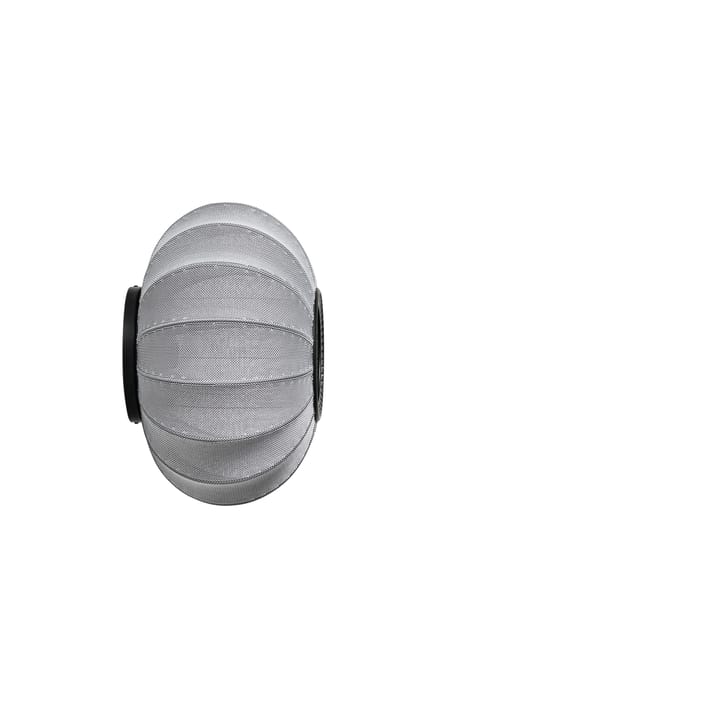 Knit-Wit 45 Oval væg- og loftlampe - Silver - Made By Hand