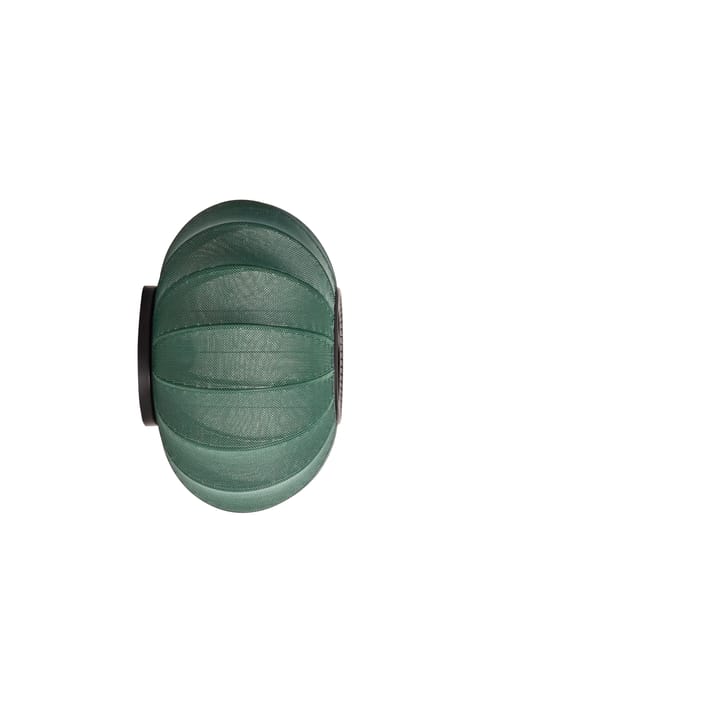 Knit-Wit 45 Oval væg- og loftlampe, Tweed green Made By Hand