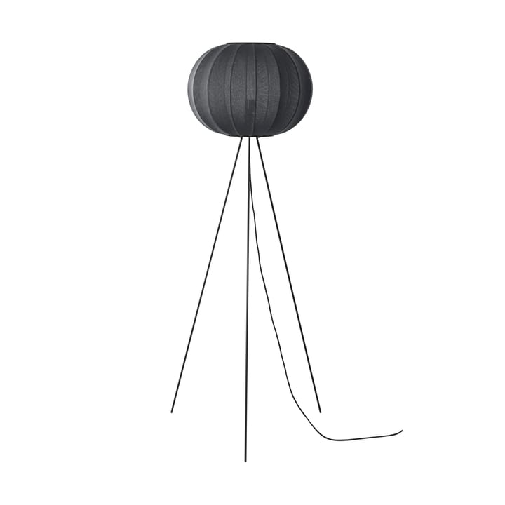 Knit-Wit 45 Round High gulvlampe, Black Made By Hand