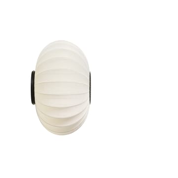 Knit-Wit 57 Oval væg- og loftlampe - Pearl white - Made By Hand