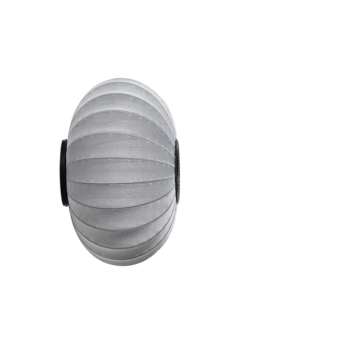 Knit-Wit 57 Oval væg- og loftlampe - Silver - Made By Hand