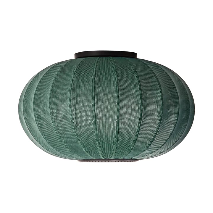 Knit-Wit 57 Oval væg- og loftlampe - Tweed green - Made By Hand