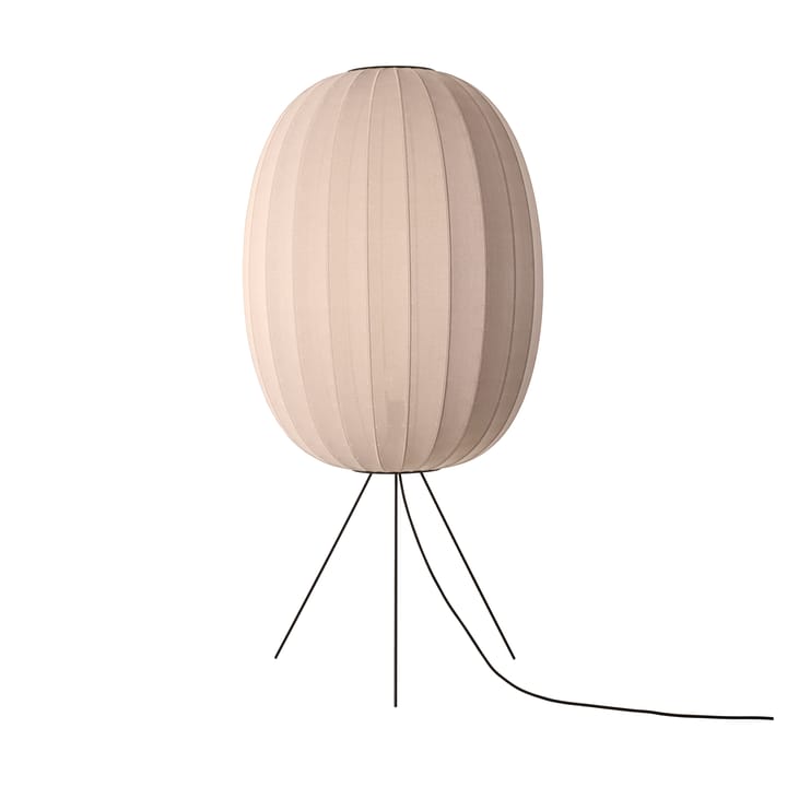 Knit-Wit 65 High Oval Medium gulvlampe - Sand stone - Made By Hand