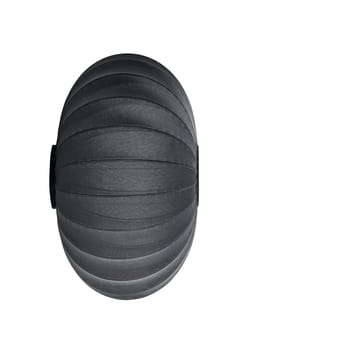 Knit-Wit 76 Oval væg- og loftlampe - Black - Made By Hand