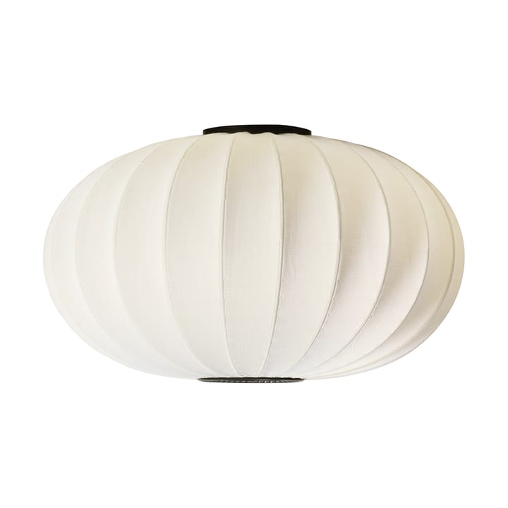 Knit-Wit 76 Oval væg- og loftlampe - Pearl white - Made By Hand