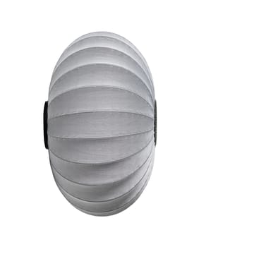 Knit-Wit 76 Oval væg- og loftlampe - Silver - Made By Hand