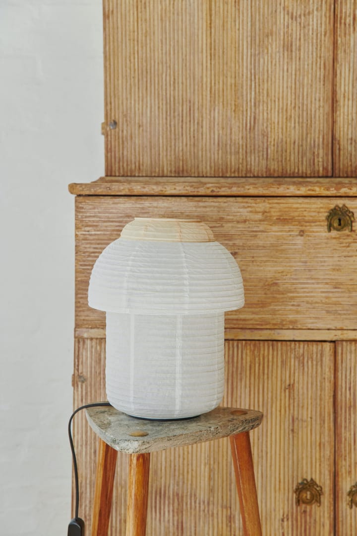 Papier Double bordlampe Ø30 cm, Soft yellow Made By Hand