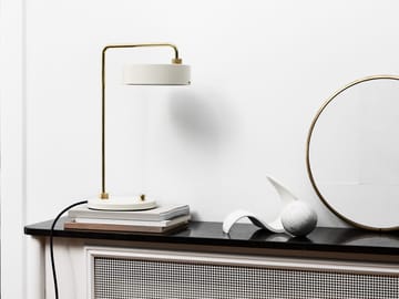 Petite Machine bordlampe - Oyster white - Made By Hand