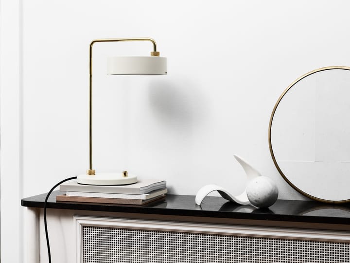 Petite Machine bordlampe, Oyster white Made By Hand