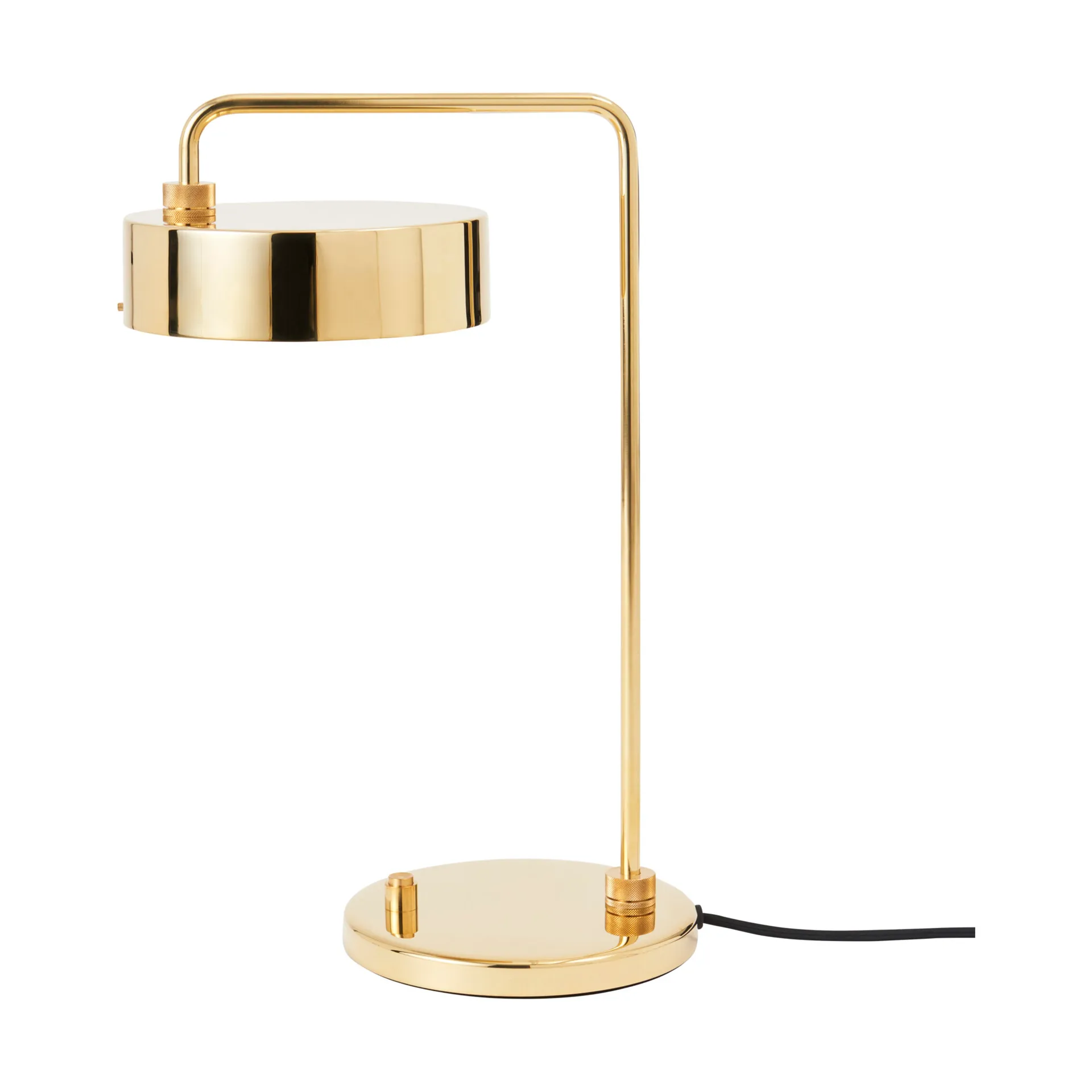 Petite Machine bordlampe, Polished brass Made By Hand