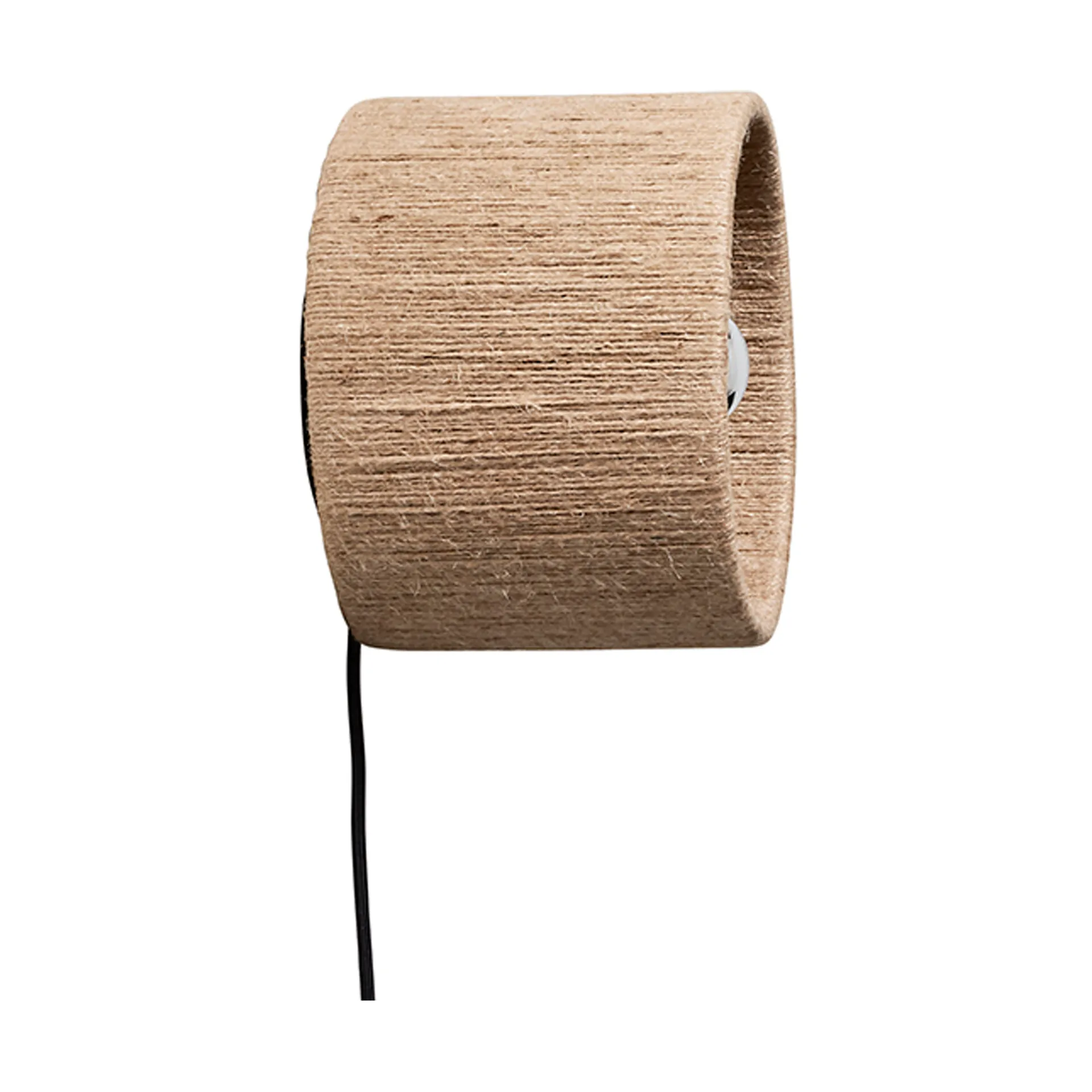 Ro Straight væglampe, Jute Made By Hand