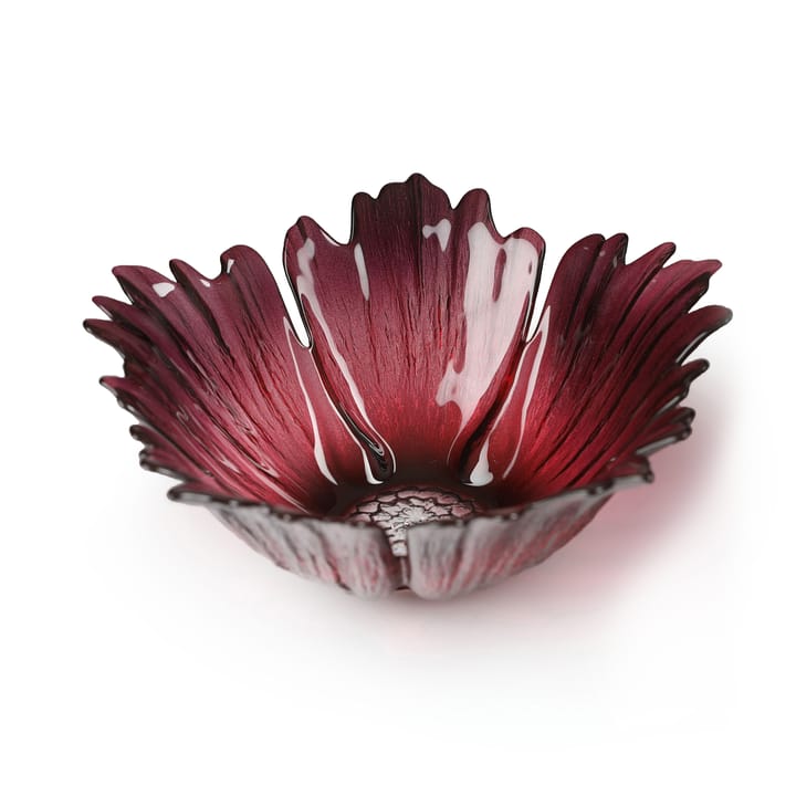 Fleur glasskål rødrosa - Lille Ø19 cm
​ - Målerås Glasbruk