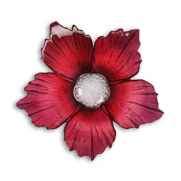 Fleur glasskål rødrosa - Stor Ø23 cm - Målerås Glasbruk